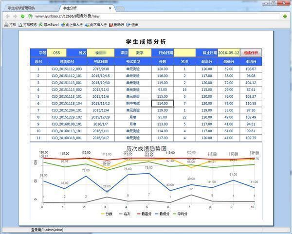 云表学生成绩管理系统下载