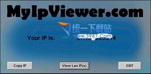 MyIPViewer(IP地址查看器) v1.0 绿色版