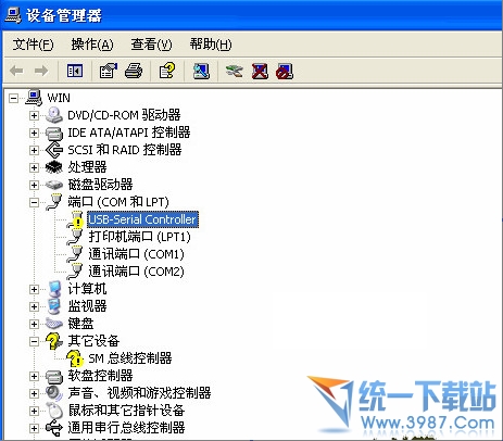 usb-serial controller驱动(usb转com口驱动)