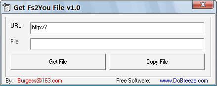 Get Fs2You File V1.0┊轻松获得FS2You网络硬盘文件真实地址┊英文绿色免费版