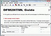 DFM2HTML 3.3英文绿色免费版┊站点即时发布的内置的FTP 上传管理器