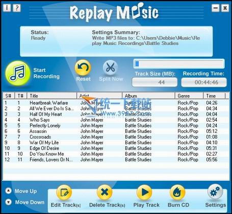 终端流媒体音乐记录器(Replay Music) v6.0 免费版