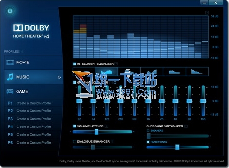 杜比音效增强软件(Dolby Home Theater) v4.1 增强版