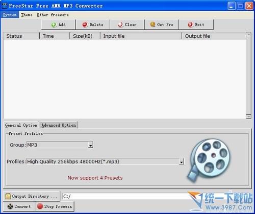 FreeStar AMR MP3 Converter(AMR转MP3转换器) v1.0.9 官方版