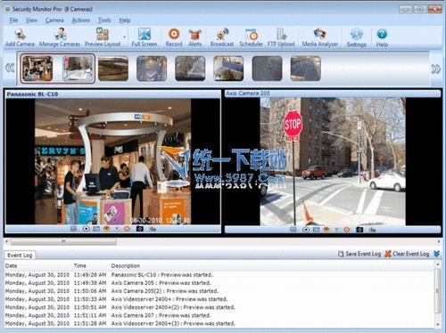 视频监控软件(Deskshare Security Monitor Pro) v4.43官方专业版