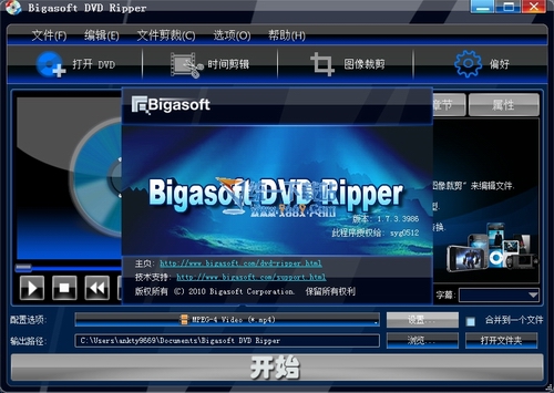DVD抓取工具(Bigasoft DVD Ripper) v1.7.8.4224绿色免费版