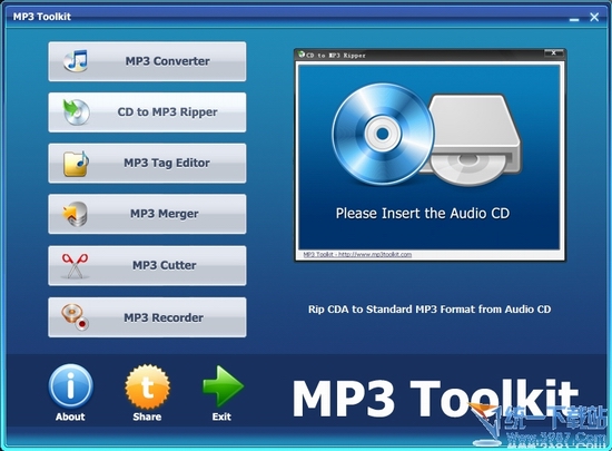 MP3Toolkit(音乐转换器)v2012 绿色免费版