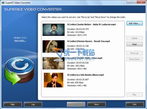 视频格式转换(SuperEZ Video Converter) 7.5.1官方免费版