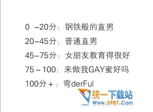 直男测试题及答案下载