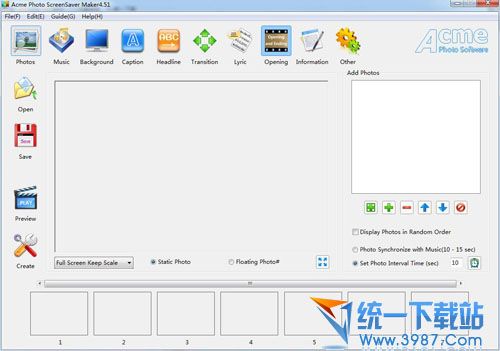 屏保制作软件(Acme Photo ScreenSaver Maker) v4.51 官方特别版