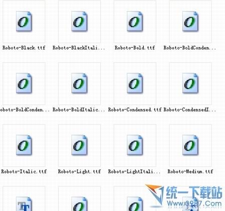 Roboto字体大全(共16款)