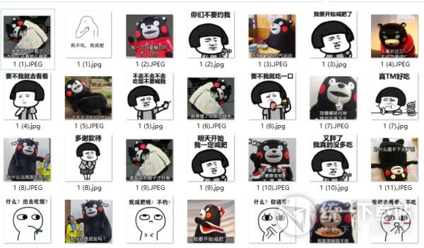 我不吃我减肥表情包下载