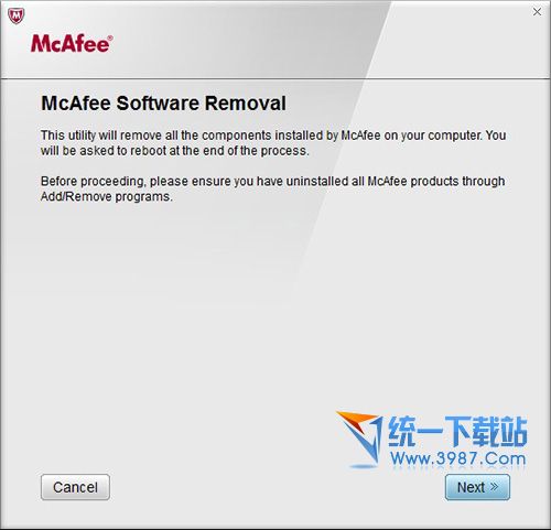 mcafee卸载工具(McAfee Consumer Product Removal Tool) 免费版