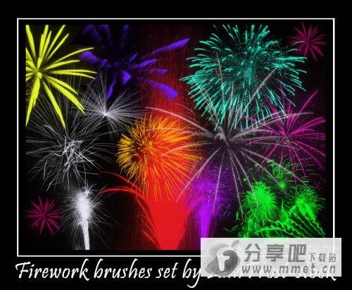 ps烟花笔刷下载