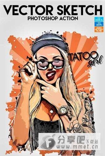 vector sketch下载