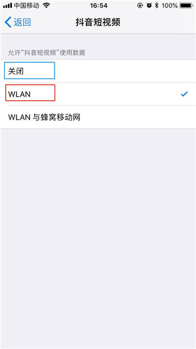 苹果手机禁止软件使用流量教程